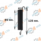 РУСИЯ / RUSSIA  - SPRING FOR THE HAND BREAK CABLE FOR MOSKVICH  412-2140