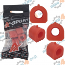 LADA - STABILIZING ROD TAMPON KIT 4 Pcs. LADA VAZ 2101 - 2107 POLYURETHANE RED