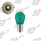 LENO - 4 - Bulb 12V 21W BA15s Cyan