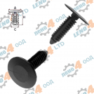 LENO - 4 - SPLASH SHIELD & WHEEL WELL COVER RETAINER CHRYSLER (001-0092)
