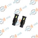 LENO - 4 - КРУШКИ LED 12V T10-9  БЕЛИ ЗА ГАБАРИТ БЕЗЦОКЪЛНИ CANBUS К-Т 2 БР.