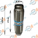 LENO - 4 - BRAIDED EXHAUST PIPE 45x230