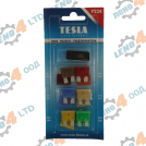 LADA 2110, 2111, 2112 - SET OF 1 AUTOMOTIVE TESLA STANDARD FUSES SAMARA VAZ 2110