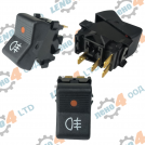 LADA - LIGHT SWITCH FOR FOG LAMPS - 4 TERMINALS LADA VAZ 2104,2105,2107