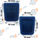 LENO - 4 - RUBBER PEDAL COVERTOYOTA RAV 4 COROLLA YARIS FJ CRUISER TACOMA CAMRY SCION MATRIX SOLARA GP-035