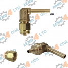 EU - LPG Ø8 90° FLEXIBLE PIPE FITTING