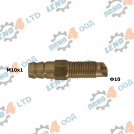 EU - BRASS LPG CARBURATOR NIPPLE Ø10