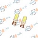 LENO - 4 - КРУШКИ LED 12V-18V T10 БЕЛИ ЗА ГАБАРИТ БЕЗЦОКЪЛНИ К-Т 2 БР.