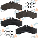 EU - НАКЛАДКИ ЗАДНИ MERCEDES SPRINTER 2-T, 3-T, 4-T VW LT 28-35 II, 28-46 II