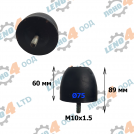 FORD - BUFFER TAMPON WITH BOLT FOR TRAILERS AND SPRINGS M10x1.5 60mm Ø75