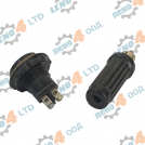 EE Elprom Elhovo - TWO-POLE SOCKET PLUG 36V FOR GAZ, ZIL