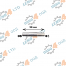 EU - CONNECTOR FOR HOSE Ø 8 mm.